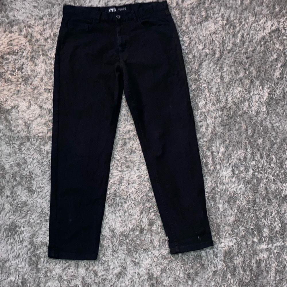 Men’s 5 pocket new generation trousers by ZARA black Sz 32 waist